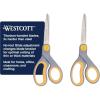 imageWestcott 8Inch TitaniumBonded Scissors with Adjustable Glide Feature for Office and Home  GrayYellow 2Pack2Pack