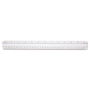 imageWestcott 15571 Clear Data Processing Magnifying Ruler 12 Inch1 Count Pack of 1