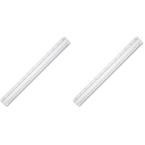 imageWestcott 15571 Clear Data Processing Magnifying Ruler 12 Inch1 Count Pack of 2