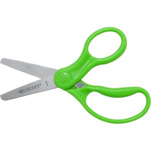 imageWestcott 15967 Right and LeftHanded Scissors Classic Kids Scissors Back to School Classroom Supplies Ages 48 5Inch Blunt Tip Neon PinkNeon Green