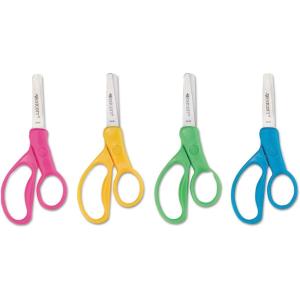 imageWestcott 16454 Right and LeftHanded Scissors Kids Scissors Back to School Classroom Supplies Ages 48 5Inch Blunt Tip Assorted 6 Pack1Pack BluntTip Scissors