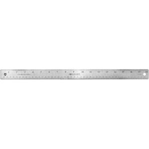 imageWestcott 17144 Stainless Steel Metal Ruler with NonSlip Cork Base 18 in 3 PackSINGLE