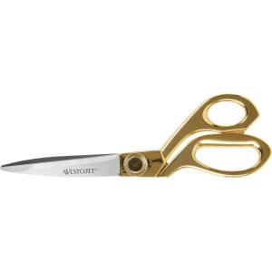 imageWestcott 17196 8Inch Stainless Steel Gold Scissors For Office and HomeGold Finish