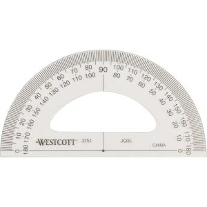 imageWestcott 3 12Inch 180 SemiCircular Protractor Measuring Tool 3751 Transparent