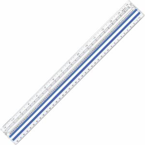 imageWestcott 40711 Clear Data Processing Magnifying Ruler 15 in1Pack