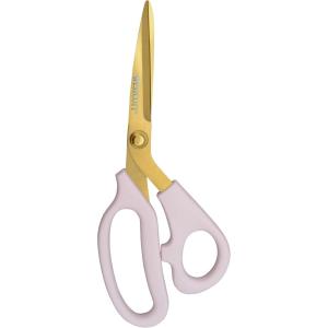 imageWestcott AllPurpose Kitchen Shears Pink with Gold Blades  Durable Kitchen Shears with PrecisionGround Blades for Easy Cutting and Meal Prep  9InchAllPurpose  8Inch