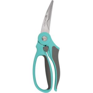 imageWestcott AllPurpose Kitchen Shears Pink with Gold Blades  Durable Kitchen Shears with PrecisionGround Blades for Easy Cutting and Meal Prep  9InchKitchen Shears  9Inch