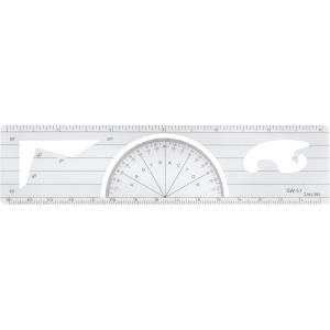 imageWestcott Protractor Ruler 6Inch15cm SW51