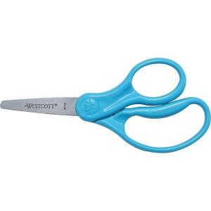 imageWestcott Right ampamp LeftHanded Pointed Scissors for Kids Ages 6 Durable Stainless Steel Blades Back to School Supplies Classroom Scissors Includes Storage Rack 5Inch 12 Pack Assorted Colors1 Count