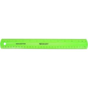 imageWestcott Shatterproof Ruler 12Inch Green 16012Green