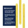 imageWestcott 12 inch Magnetic Flexible Rulers 3 Pack Yellow for School Office Crafts and DIY Measuring Tools for Students and AdultsSet of 3