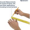 imageWestcott 12 inch Magnetic Flexible Rulers 3 Pack Yellow for School Office Crafts and DIY Measuring Tools for Students and AdultsSet of 3