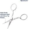 imageWestcott 4in Forged Paper and Fabric Scissors Precision Scissors for Embroidery Detail Sewing and Crafts4Inch