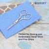 imageWestcott 4in Forged Paper and Fabric Scissors Precision Scissors for Embroidery Detail Sewing and Crafts4Inch