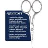 imageWestcott 4in Forged Paper and Fabric Scissors Precision Scissors for Embroidery Detail Sewing and Crafts4Inch