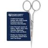 imageWestcott 4in Forged Paper and Fabric Scissors Precision Scissors for Embroidery Detail Sewing and Crafts5Inch
