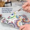 imageWestcott 4in Forged Paper and Fabric Scissors Precision Scissors for Embroidery Detail Sewing and Crafts6Inch