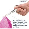 imageWestcott 4in Forged Paper and Fabric Scissors Precision Scissors for Embroidery Detail Sewing and Crafts6Inch