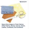 imageWestcott 4in Forged Paper and Fabric Scissors Precision Scissors for Embroidery Detail Sewing and Crafts9Inch