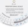 imageWestcott 5quot Proportional Scale White PS691Pack