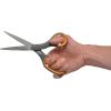 imageWestcott 8Inch Titanium Bonded Straight Scissors Soft Handle GrayYellow 4Pack4Pack