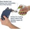imageWestcott 9Inch CarboTitanium Heavy Duty Fabric Scissors with Soft Bent Handle and Serrated Blade Ideal for Sewing Crafting and Utility Fabrics7  9 Combo