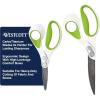 imageWestcott 9Inch CarboTitanium Heavy Duty Fabric Scissors with Soft Bent Handle and Serrated Blade Ideal for Sewing Crafting and Utility Fabrics7  9 Combo