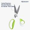 imageWestcott 9Inch CarboTitanium Heavy Duty Fabric Scissors with Soft Bent Handle and Serrated Blade Ideal for Sewing Crafting and Utility Fabrics8 Bent