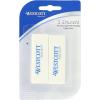 imageWestcott Eraser 2Pack White Standard 14610