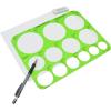 imageWestcott LetterCraft Large and Small Circles Template T831Jumbo
