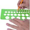 imageWestcott LetterCraft Large and Small Circles Template T831Small