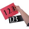 imageWestcott LetterCraft Permanent Vinyl Letters Franklin Gothic Font 6Inch Characters Black PF6CN BLK158554Inch