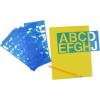 imageWestcott LetterCraft Stencil Helvetica Font 2Inch Characters 15841Helvetica Font