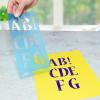 imageWestcott LetterCraft Stencil Helvetica Font 2Inch Characters 15841Nueva Font