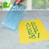 imageWestcott LetterCraft Stencil Helvetica Font 2Inch Characters 15841Spot Font