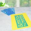 imageWestcott LetterCraft Stencil Helvetica Font 2Inch Characters 15841Spot Font