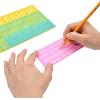imageWestcott Lettercraft Plastic Lettering Guide Set Color Varies Set of 4 02145