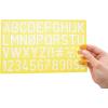 imageWestcott Lettercraft Plastic Lettering Guide Set Color Varies Set of 4 02145