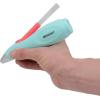 imageWestcott Magic Pen Airbrush Set for Adults and Children with 12 Felt Markers ampamp 10 Stencils for Painting ampamp Crafting Battery Charged with USB Cable Mint Color