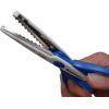 imageWestcott Pinking Shears for Fabric Cutting 95quot TitaniumBonded ZigZag Edge Soft Handle Scissors with Bent Handle for Crafting Sewing QuiltingPaper Edgers Scissors