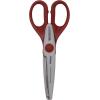 imageWestcott Pinking Shears for Fabric Cutting 95quot TitaniumBonded ZigZag Edge Soft Handle Scissors with Bent Handle for Crafting Sewing QuiltingPaper Edgers Scissors