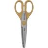 imageWestcott Pinking Shears for Fabric Cutting 95quot TitaniumBonded ZigZag Edge Soft Handle Scissors with Bent Handle for Crafting Sewing QuiltingPaper Edgers Scissors