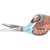 imageWestcott Pinking Shears for Fabric Cutting 95quot TitaniumBonded ZigZag Edge Soft Handle Scissors with Bent Handle for Crafting Sewing QuiltingTitanium Pinking Shears