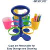 imageWestcott School Scissor Caddy and 5Inch Blunt Safety Scissors for Kids Back to School Classroom Supplies Assorted 24 Pack 14756Caddy Only