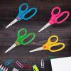 imageWestcott School Scissor Caddy and 5Inch Pointed Safety Scissors for Kids Back to School Classroom Supplies Assorted 24 Pack 14755