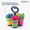 imageWestcott School Scissor Caddy and 5Inch Pointed Safety Scissors for Kids Back to School Classroom Supplies Assorted 24 Pack 14755