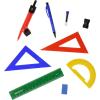 imageWestcott Ten Piece Math Tool Kit Assorted Colors