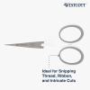 imageWestcott Travel Safe TitaniumBonded Mini Folding Scissors for Fabric and Paper TSA Compliant and Portable for Crafting Sewing Supplies ampamp More4 Embroidery Scissors