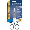 imageWestcott Travel Safe TitaniumBonded Mini Folding Scissors for Fabric and Paper TSA Compliant and Portable for Crafting Sewing Supplies ampamp More5 Straight