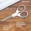 imageWestcott Travel Safe TitaniumBonded Mini Folding Scissors for Fabric and Paper TSA Compliant and Portable for Crafting Sewing Supplies ampamp More5 Straight